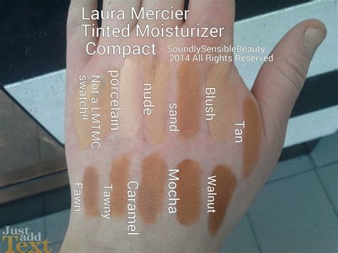 laura mercier tinted moisturizer swatches.